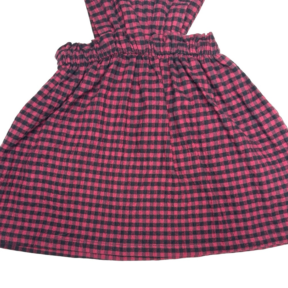 Zara Checkered Pinafore Dress - Picture 2 of 3